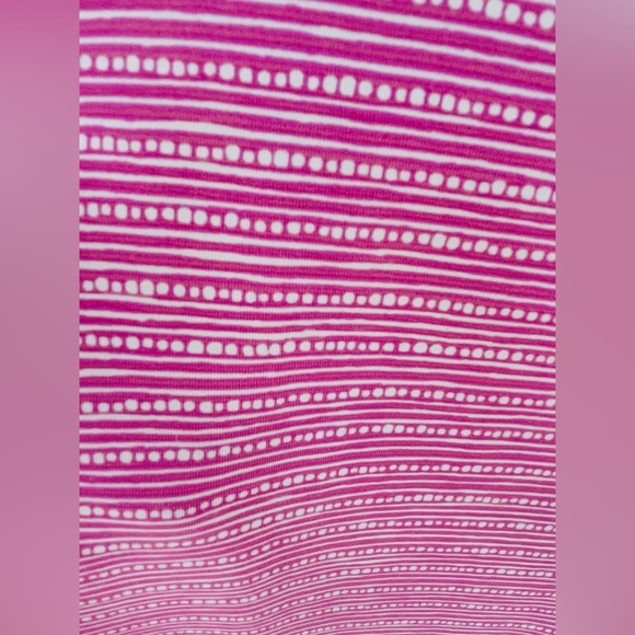 J McLaughlin spotted pink and white stretchy dress size large - Picture 4 of 4